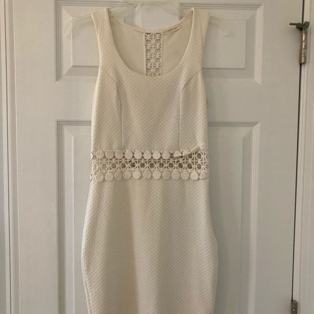 White Lace Mini Dress